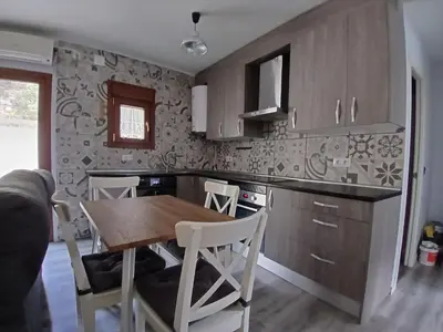 Una cocina o zona de cocina en Entrepinos