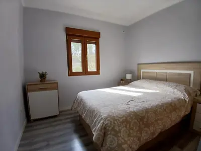 Cama o camas de una habitación en Entrepinos