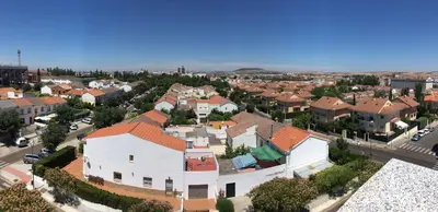 Vista general de Mérida o vista desde el apartamento