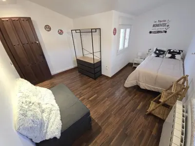 Cama o camas de una habitación en LA MORADA DEL MAESTRE
