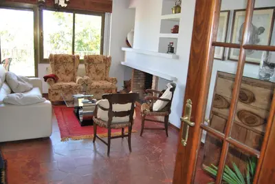 Zona de estar de Casa rural Puente Mocho