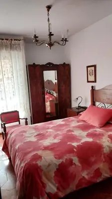 Cama o camas de una habitación en Casa rural Puente Mocho
