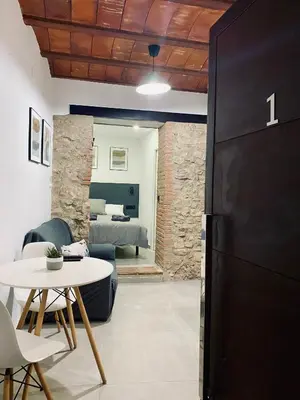 Zona de estar de Caleros 8 - Apartamento 1
