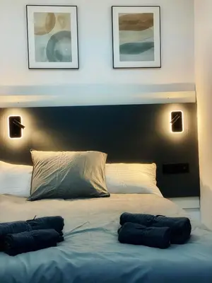 Cama o camas de una habitación en Caleros 8 - Apartamento 1