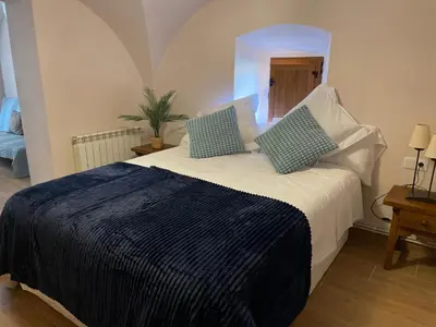 Cama o camas de una habitación en Casa Rural 3 Suspiros
