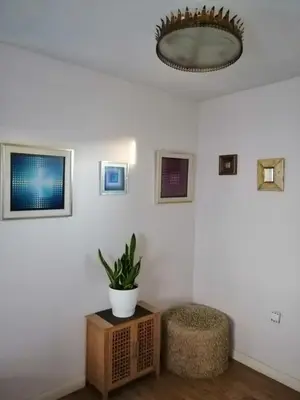 Zona de estar de Apartamento OGUM Cáceres