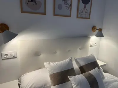 Cama o camas de una habitación en VYL Béjar