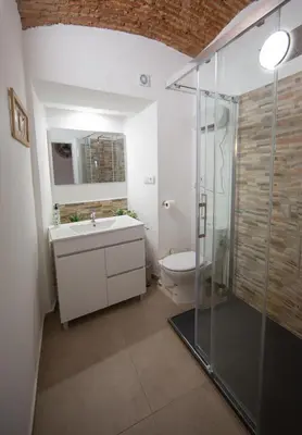 Un baño de Destino Deluxe Suite Alvear Cáceres