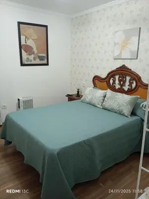 Cama o camas de una habitación en La casita
