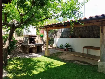 Jardín al aire libre en Casa Riata