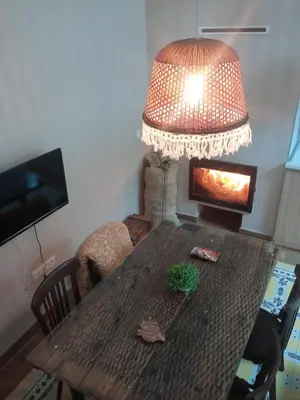 Una televisión o centro de entretenimiento en Casa La Morera, Ávila