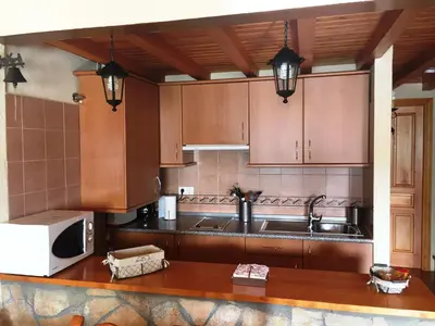 Una cocina o zona de cocina en La Casita del Alberche
