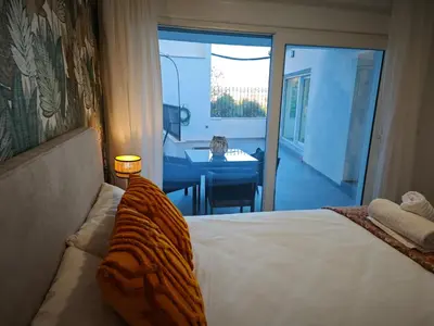 Cama o camas de una habitación en La Plácida