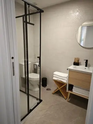 Un baño de La Plácida