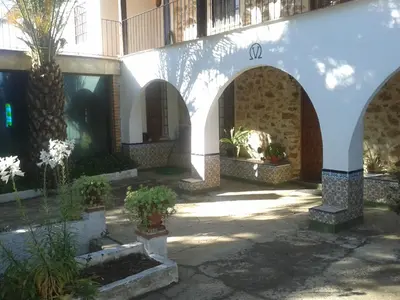 Jardín al aire libre en Casa Rural La Vallejera