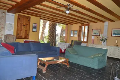 Zona de estar de Casa Rural La Vallejera