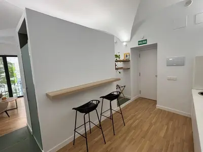 Una cocina o zona de cocina en La Pata Suites