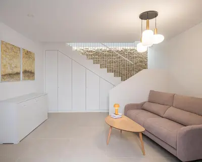 Zona de estar de La Pata Suites