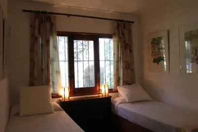 Cama o camas de una habitación en Rancho La Herradura