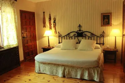 Cama o camas de una habitación en Rancho La Herradura