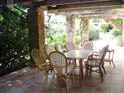 Jardín al aire libre en Rancho La Herradura