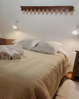Cama o camas de una habitación en Vergel San Pedro