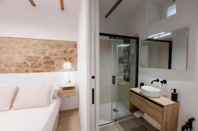 Un baño de Apartamento-estudio-Carvajal