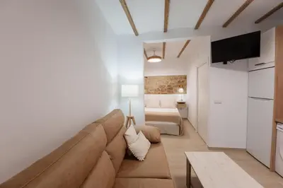 Zona de estar de Apartamento-estudio-Carvajal