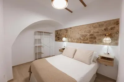 Cama o camas de una habitación en Apartamento-estudio-Carvajal