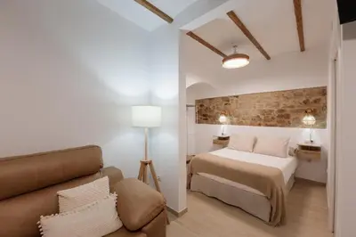 Cama o camas de una habitación en Apartamento-estudio-Carvajal