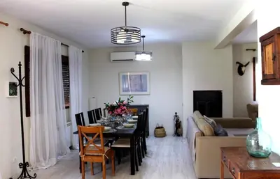 Una televisión o centro de entretenimiento en Casa de la Senda