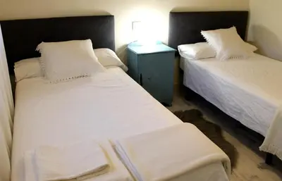 Cama o camas de una habitación en Casa de la Senda