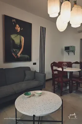Zona de estar de Apartamentos Al-Karika
