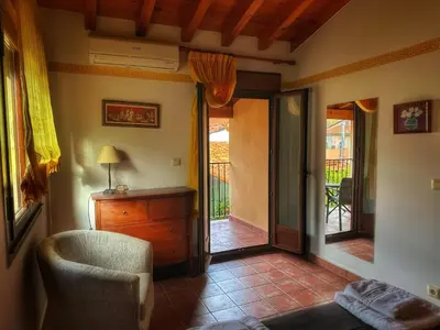 Zona de estar de Los Naranjos de Jerte