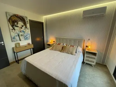 Cama o camas de una habitación en La Portilla de la Vera