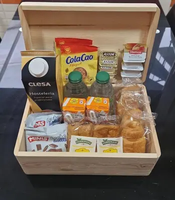 Comida en o cerca de este hostal o pensión