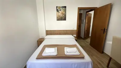 Cama o camas de una habitación en Mar de nubes Piornal IV entre el Valle del Jerte y La Vera