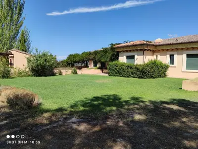 Jardín al aire libre en La encina del pastor