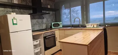 Una cocina o zona de cocina en Las Traviesas CABAÑA