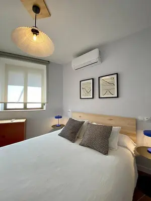 Cama o camas de una habitación en Avila Centro I