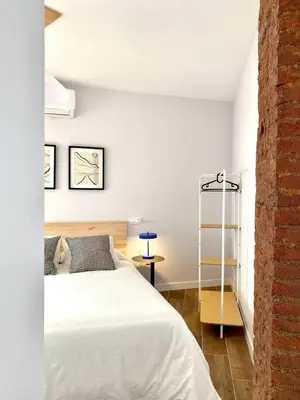 Cama o camas de una habitación en Avila Centro I