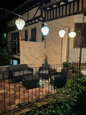 Un patio o zona al aire libre en El Rincón Templario