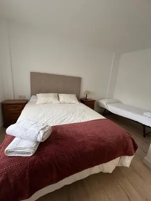 Cama o camas de una habitación en El Rincón Templario