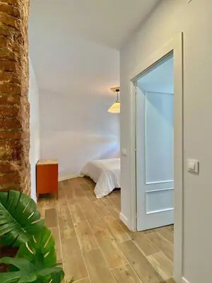 Cama o camas de una habitación en Avila Centro II