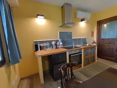 Una cocina o zona de cocina en Apartamento Rural La Frondosa