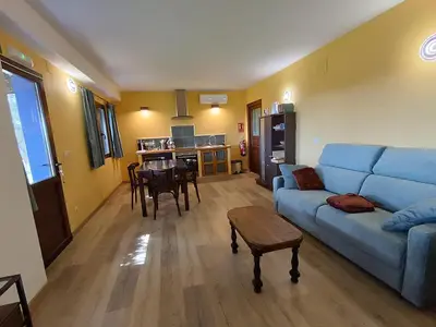 Zona de estar de Apartamento Rural La Frondosa
