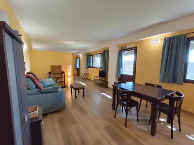 Zona de estar de Apartamento Rural La Frondosa