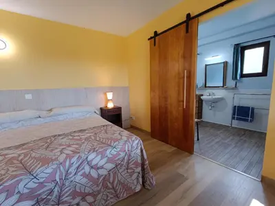 Cama o camas de una habitación en Apartamento Rural La Frondosa