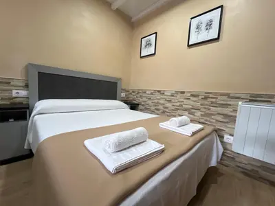 Cama o camas de una habitación en Mar de Nubes Piornal I entre el Valle del Jerte y La Vera