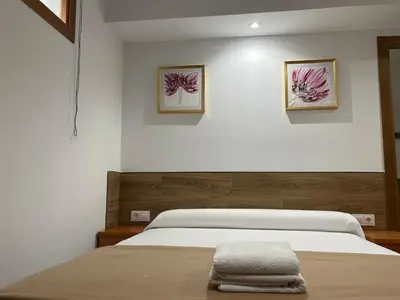 Cama o camas de una habitación en Mar de Nubes Piornal I entre el Valle del Jerte y La Vera